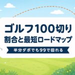 ゴルフ100切りできる人の割合は？平均期間とデータで見る現実、最短ロードマップ【厳選動画まとめ】