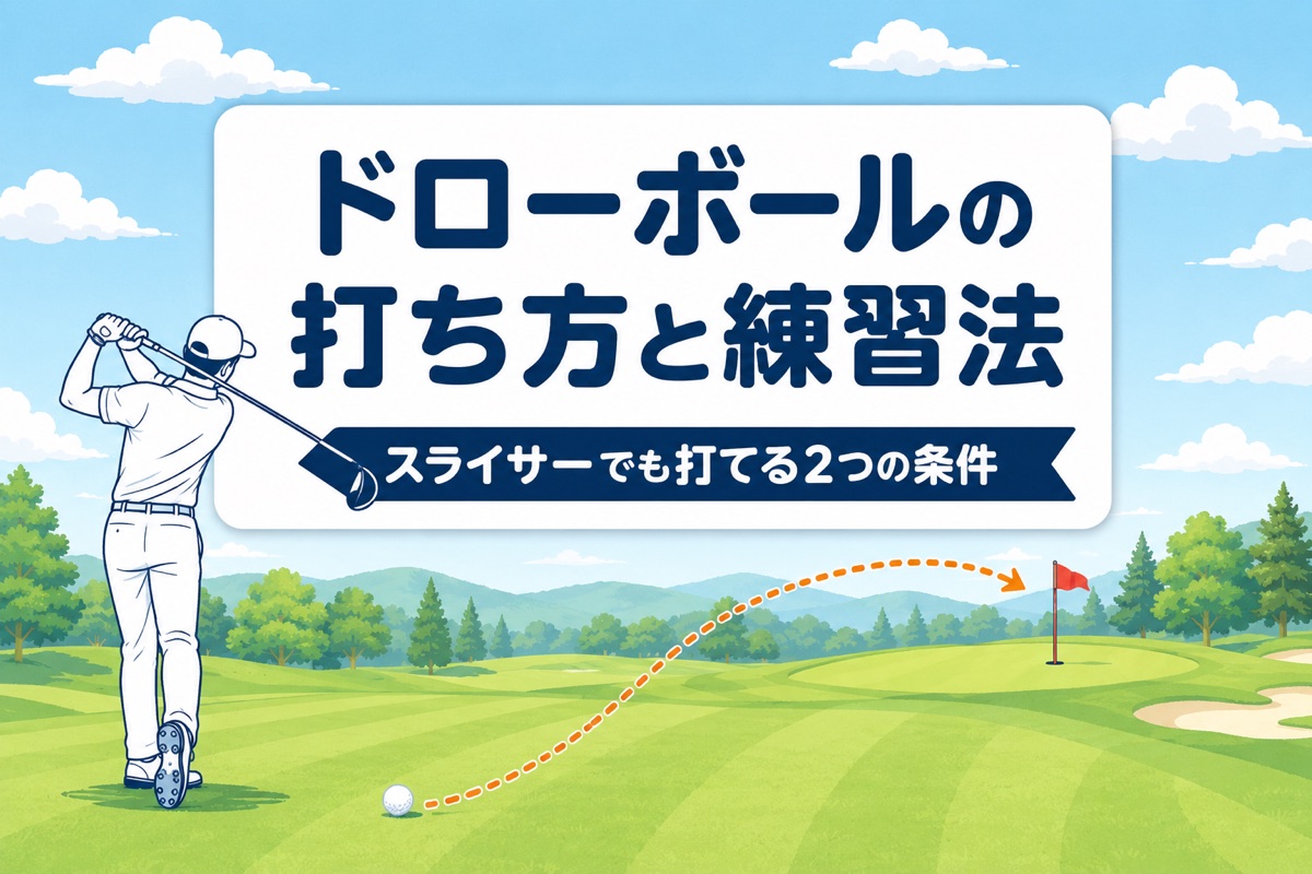 ドローボールの打ち方｜スライサーでも打てる「軌道×フェース」2つの条件と最速練習ドリル【厳選動画まとめ】