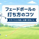 フェードボールの打ち方｜スライスとの違いと距離が落ちない「振り切る」コツ【厳選動画まとめ】