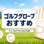 ゴルフグローブおすすめ4選｜サイズの選び方と売れ筋の現行モデル【2026年・役割別】