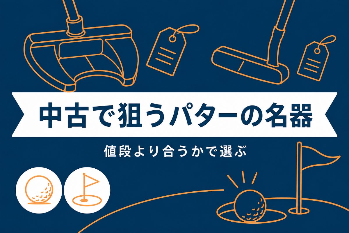 パターの名器は中古で狙える|高い=いいが当てはまらない選び方3基準【厳選動画まとめ】