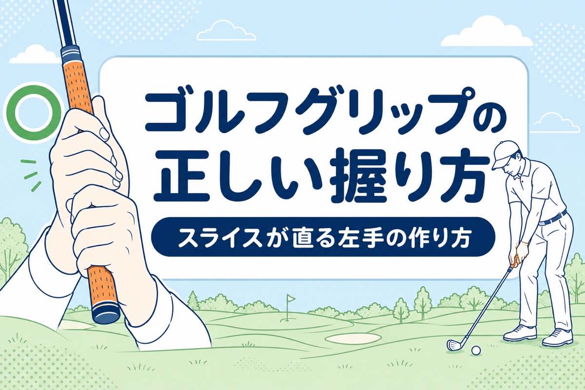 ゴルフグリップの正しい握り方｜プロ4人が教える基本とスライスが直る左手の作り方【厳選動画まとめ】