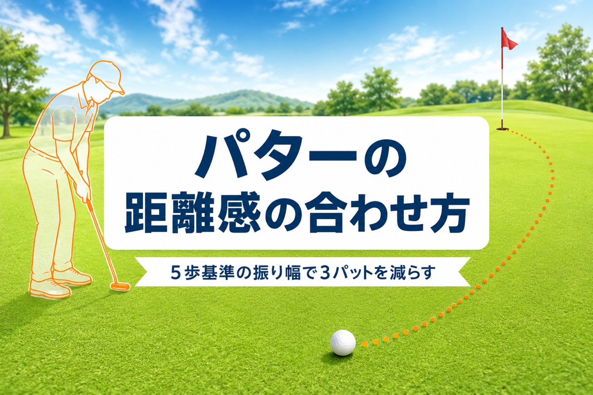 パターの距離感の合わせ方｜5歩基準の振り幅と“ターゲットを見る”タッチの作り方【厳選動画まとめ】