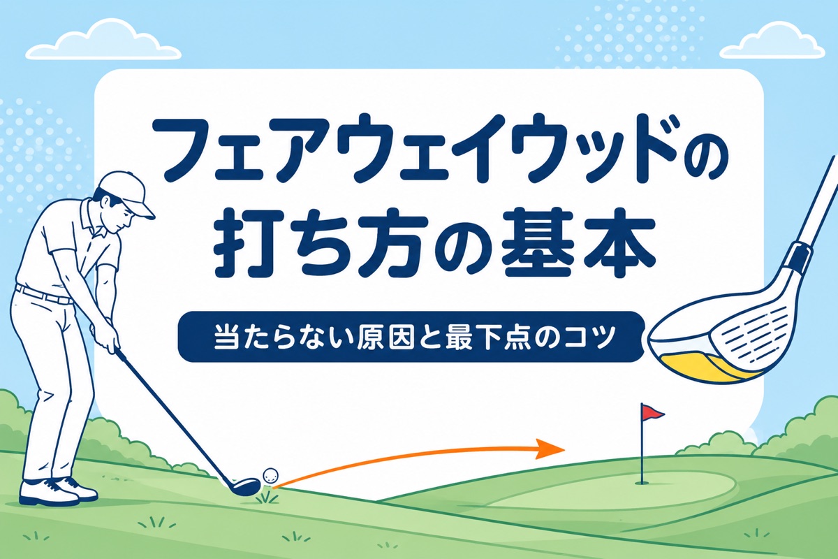 フェアウェイウッドの打ち方の基本｜プロ4人が教える当たらない原因と最下点のコツ【厳選動画まとめ】