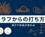 ラフからの打ち方（深さで対処が変わる）